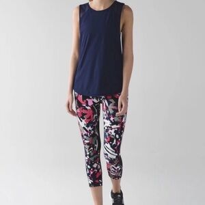 🖤 🌸 Lululemon Pace Rival Crop Leggings Size 8 🌸🖤